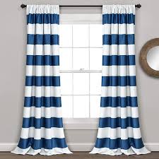 We did not find results for: Amazon Com Lush Decor Navy Stripe Blackout Curtains Room Darkening Window Panel Set Pair 84 X 52 84 X 52 Inch Home Kitchen