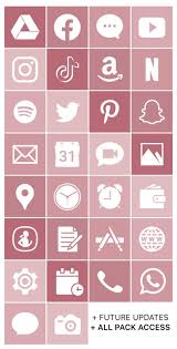 Ios Icon Lifetime All Access Pack Rose Gold Iphone Ios14 App Etsy Ios Icon Iphone Wallpaper App Homescreen Iphone