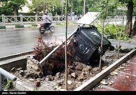 نتیجه تصویری برای طوفان تهران را درنوردید