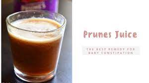 Creamy prune puree with apple juice: Prune Juice For Baby S Constipation Homemade Prunes Juice Recipe Youtube