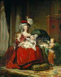 Born maria antonia josepha johanna; Konigin Marie Antoinette Mit Ihren Kindern Von Elisabeth Louise Vigee Lebrun Kunstdruck Bildergipfel De