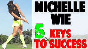 In this video, i'll show you how to swing with power and efficiency like michelle wie in golf. Michelle Wie Golf Swing 5 Fundamentals To A Perfect Swing Youtube