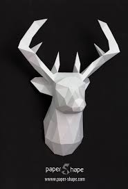 Alles fing damit an, das ich eine kostenlose anleitung zu dem origami hirsch im internet gefunden habe. 3d Papier Hirsch 3d Origami 3d Papier Hirsch