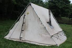 Montana Canvas Outfitter Camping Wall Wedge Tent With Wood Coal Stove Frame Tent Best Tents For Camping Camping And Hiking