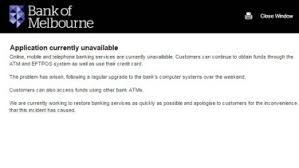 St george bank offers shoppers practically all of the services accessible at a physical bank, making internet account management the main form of account access and monetary management for numerous accounts. This Is An Absolute Joke St George Bank Bank Of Melbourne And Banksa Internet Banking Outage Leaves Customers Stranded