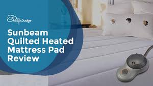 Heated mattress pad queen dual control with ventilated technology, 100% polyester heated mattress cover with 4 heating levels & 10 hours auto off, fast heating & machine washable. Sunbeam Quilted Heated Mattress Pad Review Youtube