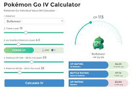 Pokemon Go Iv Calculator Also Known As Pokemon Iv Calculator Is A Tool For Calculating Your Pokemon S Individual Values Ivs Pokemon Go Pokemon Cool Pokemon