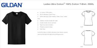 2000l Ladies Gildan Ultra Cotton 100 Cotton T Shirts