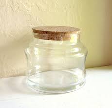 Large Glass Apothecary Jar With Cork Lid Glass Apothecary Jars Apothecary Jars Cork Lid
