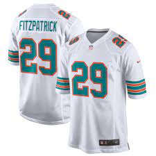 Shop for miami dolphins youth jersey online at target. Minkah Fitzpatrick Miami Dolphins Nike Throwback Game Jersey White Walmart Com Walmart Com