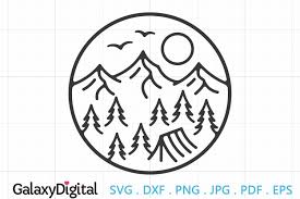Free Free 310 Camping Scene Svg SVG PNG EPS DXF File