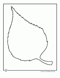Leaf Template Printables Woo Jr Kids Activities