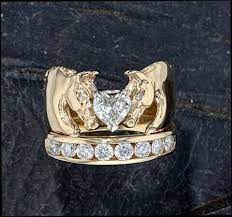 We Love Horses Ring With 1 2 Carat Heart Shaped Diamond Horse Jewelry Heart Shaped Diamond Equine Jewelry