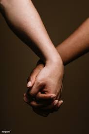 Black And White People Holding Hands Drawing Download Premium Image Of Black Hand Holding The White Hand 1203205 Hand Reference Hand Photography Hand Drawing Reference