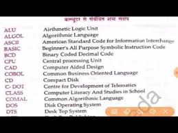 100 full form of computer, hardware, networking & internet related full forms. Computer Related Full Form Competition Exam Full Form Youtube