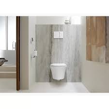 The weight limit of wall hung toilets is 500 pounds (227 kg). Veil One Piece Elongated Dual Flush Wall Hung Toilet With Reveal Quiet Close Seat Wall Hung Toilet Wall Mounted Toilet Master Bathroom Design