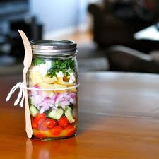 The Banh Mi Chicken Salad You Ll Want In Your Weekly Rotation Huffpost Life Mason Jar Salad Mason Jar Meals Food