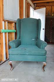 Details handcrafted traditional wing chair. Update A Wing Back Chair By Removing The Wings