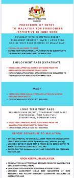 116,692 likes · 956 talking about this. Procedure Of Entry To Malaysia For Foreigners Effective 10 June 2020 News From Mission Portal