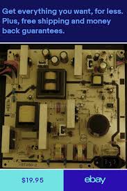 Sharp Lc42sb45u Lcd Tv Repair Kit Capacitors Only Not The Entire Board Ebay Sharp Tv Lcd Tv