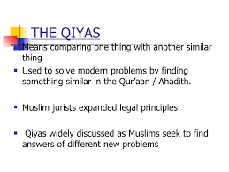 Qiyas menurut bahasanya artinya adalah mengukur, kata tersebut berasal dari kata qasa (قا س ). Qiyas Meaning In Islam