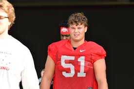 Ohio State Sophomore Offensive Lineman Luke Montgomery In Line To Play At  Guard Against Tennessee