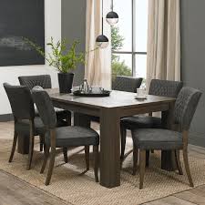 Featuring painted, mango and oak dining tables in a variety of shades, as well as both genuine leather and premium fabric dining chair chairs, our dining table sets are. Bentley Designs Sierra Extending Dining Table 6 Chairs Seats 6 8 Costco Uk