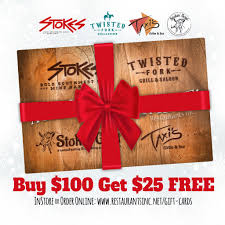 Gift cards are delivered by email and contain instructions to. The Stokin Goat Gift Card Deals Are Back And Better Than Ever Omaha Restaurants Inc Family Of Restaurants Is Offering Buy 100 Get 25 Free Starting Today In Store