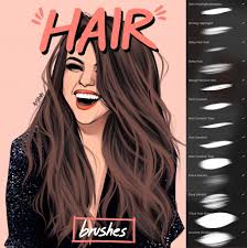 This brush pack from loji contains 6 in a pack each used for something wow. Easy And Intuitive Hair Brush Set For Procreate Alicja Prints