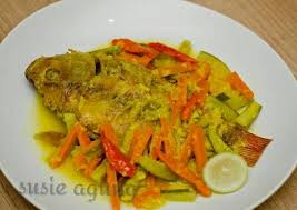 Resep Ikan Nila Acar Kuning Oleh Susi Agung Resep Resep Ikan Resep Masakan Asia Makanan Ikan