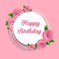Birthday Wishes For Ex Boyfriend In Bengali Pink Flower With Happy Birthday Card Vector Png And Psd In 2020 Happy Birthday Cards Birthday Wishes For Lover Happy Birthday Hd