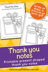 When you appreciate someone, there are many different ways to say 'thank you'. Free Printable Thank You Cards For Kids Messy Little Monster