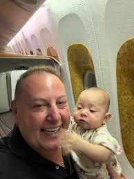 Minthira's first flight as we head to Da Nang, Vietnam. Emirates is  absolutely amazing and are making this trip so special we will post all  that they are doing for us. #fblifestyle