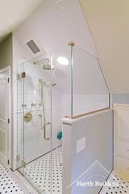 If you're still in the saving aspect of your renovation planning, then i want to encourage you to make small inexpensive changes to your decor so you don't go crazy until that budget matches up. Slanted Ceiling Shower Houzz