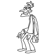 The description of how to draw phineas and ferb. How To Draw Dr Doofenshmirtz From Phineas And Ferb For Kids Step By Step Drawing Lesson How To Draw Step By Step Drawing Tutorials