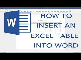 How To Copy And Paste Table From Excel To Word 2016 Youtube