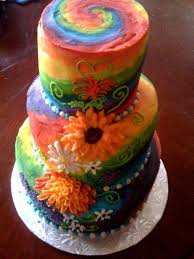 Tie Dye Wedding Cake Tie Dye Cakes Cake Kids Cake