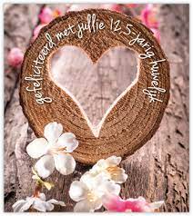 Gefeliciteerd Met Jullie 12 5 Jarig Huwelijk Florals Wenskaarten