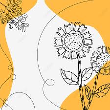 See more ideas about flower art, flower painting, botanical art. Yellow Line Drawing Flower Instagram Story Border Instagram Line Drawing Flower Story Png Transparent Clipart Image And Psd File For Free Download