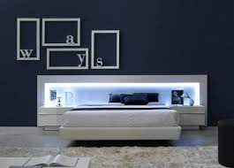 The lighting in your home affects how you feel. Led Headboard Bed White Lacquer Headboard With Upholstered Bed Platform Bedroom Sets Modern Contemporary Bedroom Furniture Contemporary Bedroom Furniture Sets
