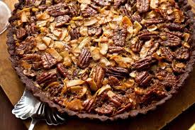 Chocolate Coconut Pecan Tart Recipe Recipe Pecan Recipes Tart Recipes Coconut Tart
