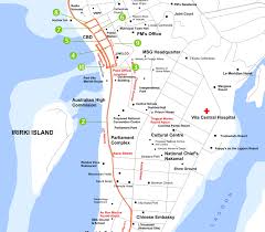 Port Vila Map Port Vila Meridian Hotel Holiday Planning