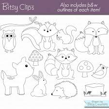 Black And White Outline Cartoon Black And White Outline Frog Clipart Woodland Animals Clipart Commercial Use With Black And White Outlines Animal Outline Animal Clipart Animal Coloring Pages