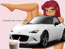 Just a Mazda Miata sipping his choccy milk, nothing to see here... :  r/Hornyjail