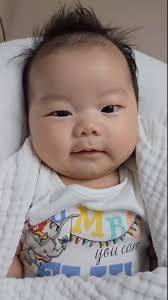 Jazlyn 快把我溶化了🥰🥰🥰🤭, #baby, #2month , #lovely , #smile