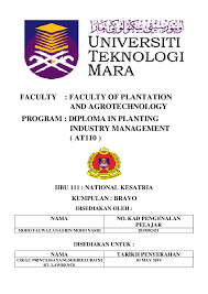 Uitm negeri sembilan kampus kuala pilah. Muka Depan Assignment Uitm Pdf