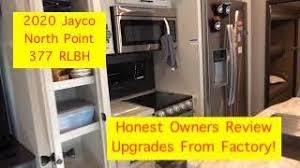 This fifth wheel is in excellent condition with upgraded laminate flooring throughout, custom tile backspla. 2020 Jayco North Point 377 Rlbh Honest Owner Review Jayco Northpoint 377rlbh Youtube