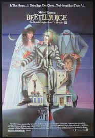 I wonder what this could be. Beetlejuice Original One Sheet Movie Poster Alec Baldwin Michael Keaton Moviemem Original Movie Posters