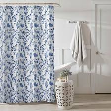 Find everything you need to make your next project a success. Laura Ashley Charlotte Blue Floral Shower Curtain 72 X 72