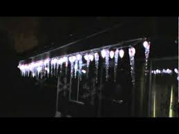 Luxmo rain drop lights,30cm led meteor shower lights. Dripping Icicle Lights And C 9 Lights Youtube